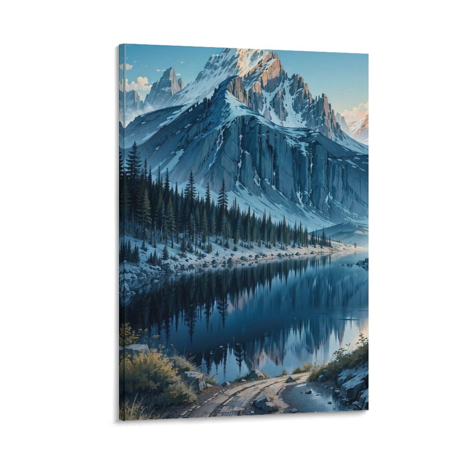 昭和レトロ 油絵 絵画 アート 風景画 山水画 湖 湖畔 森林 壁掛け 壁飾り 昭和レトロ 油絵 絵画 アート 風景画 山水画 湖 湖畔 森林 壁掛け 壁